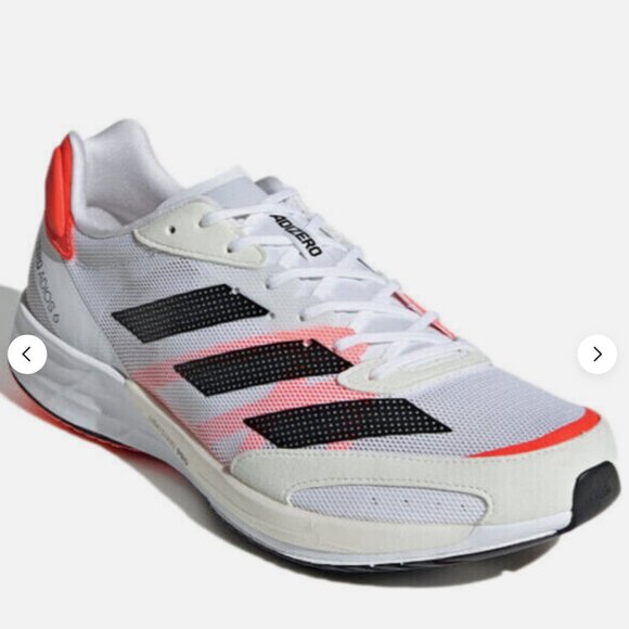 adidas Adizero Adios 6 Tokyo 2021 - FY4073 White Crimson Black Men\'s 10 US 44 EU